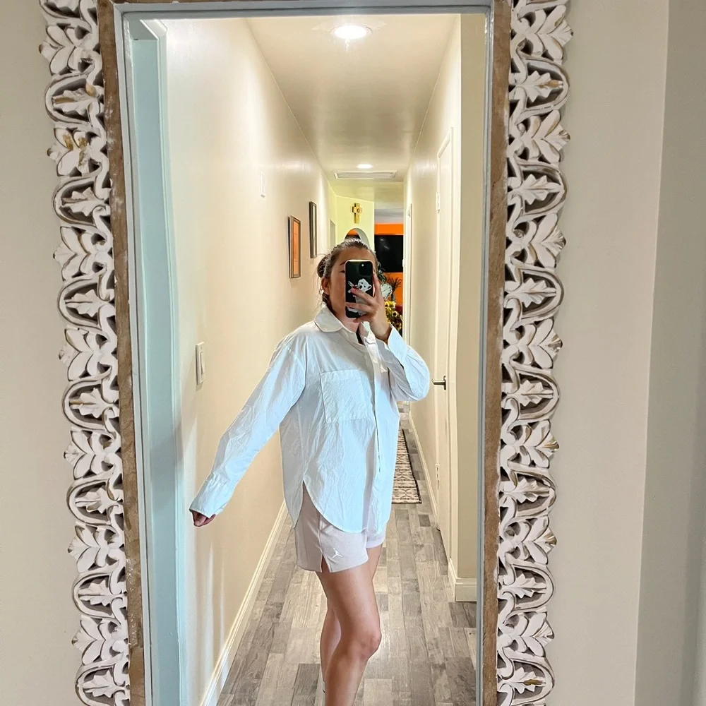 Mango White button down woman’s shirt - Picture 6 of 7